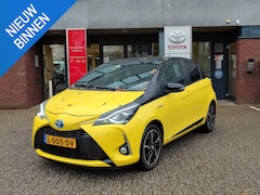 Toyota Yaris - 1.5 Hybrid Bi-Tone PANODAK STOELVERW KEYLESS 4S-BANDEN NAVI CLIMA CRUISE BLUETOOTH LM-VELG