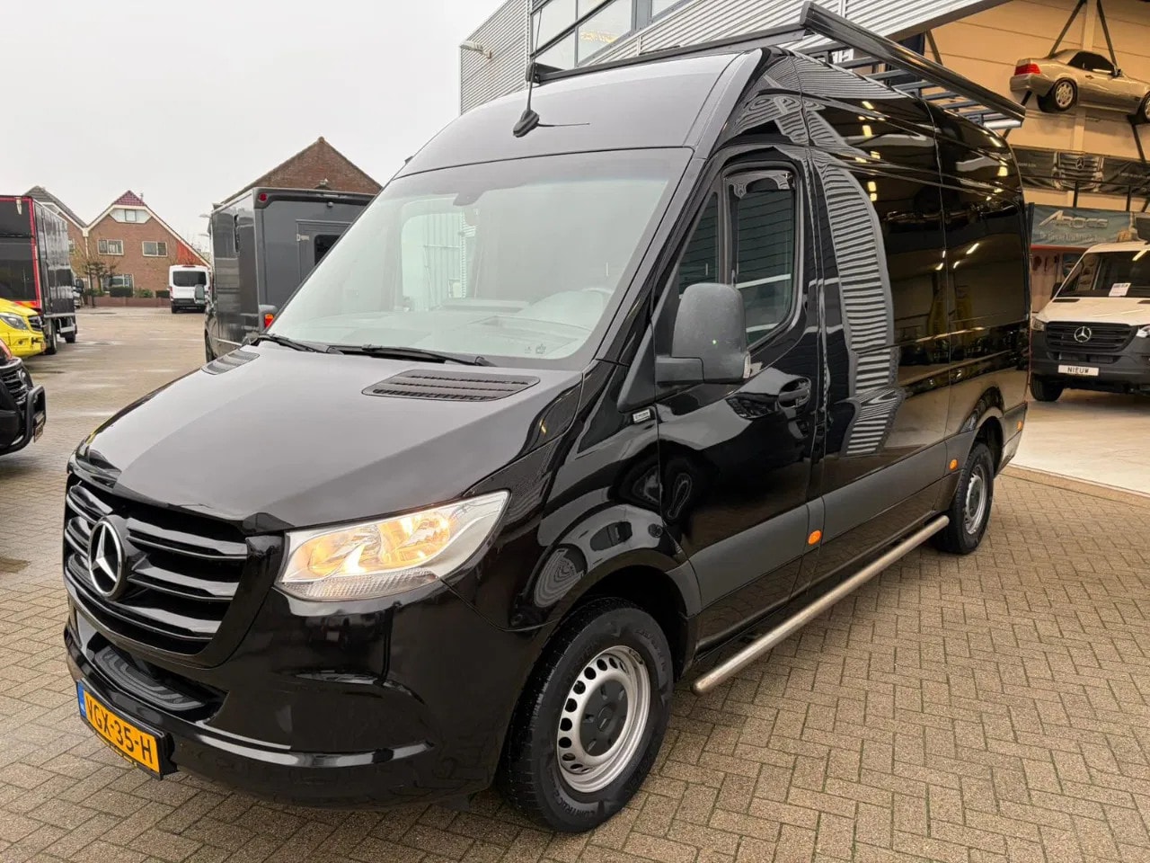 Mercedes-Benz Sprinter - 316cdi l2h2 automaat airco impriaal trap trekhaak 3500kg - AutoWereld.nl