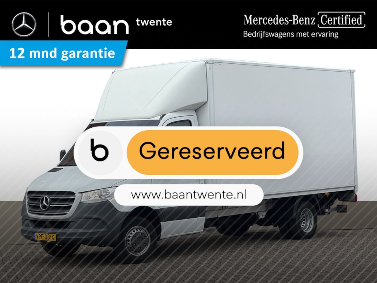 Mercedes-Benz Sprinter - 516 Bakwagen + Laadklep | 10"Mbux | Cruise | Navi | Certified 12 mnd garantie - AutoWereld.nl