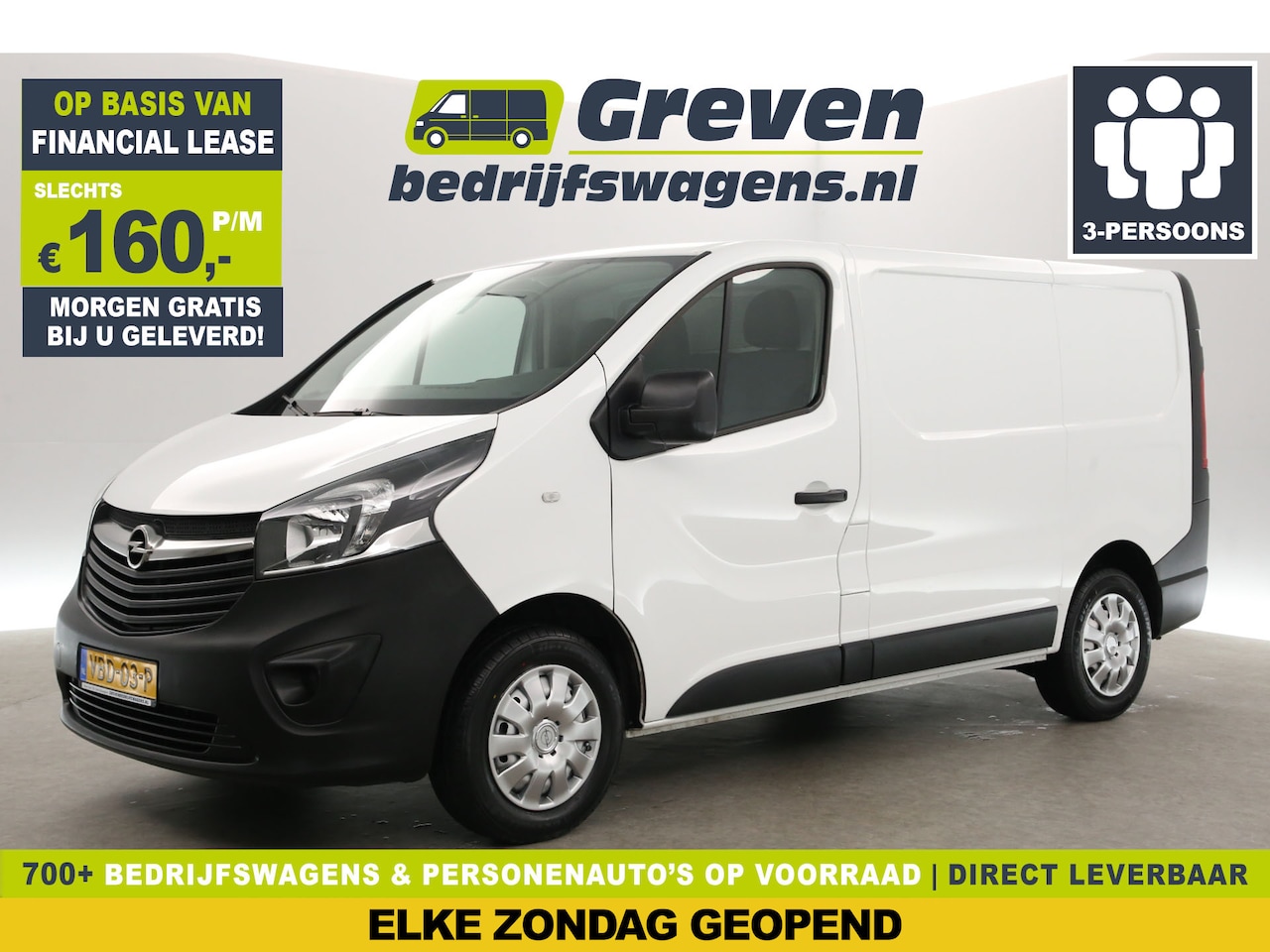Opel Vivaro - 1.6 CDTI L1H1 | Airco | 3-Zits | Camera | Elektrpakket - AutoWereld.nl