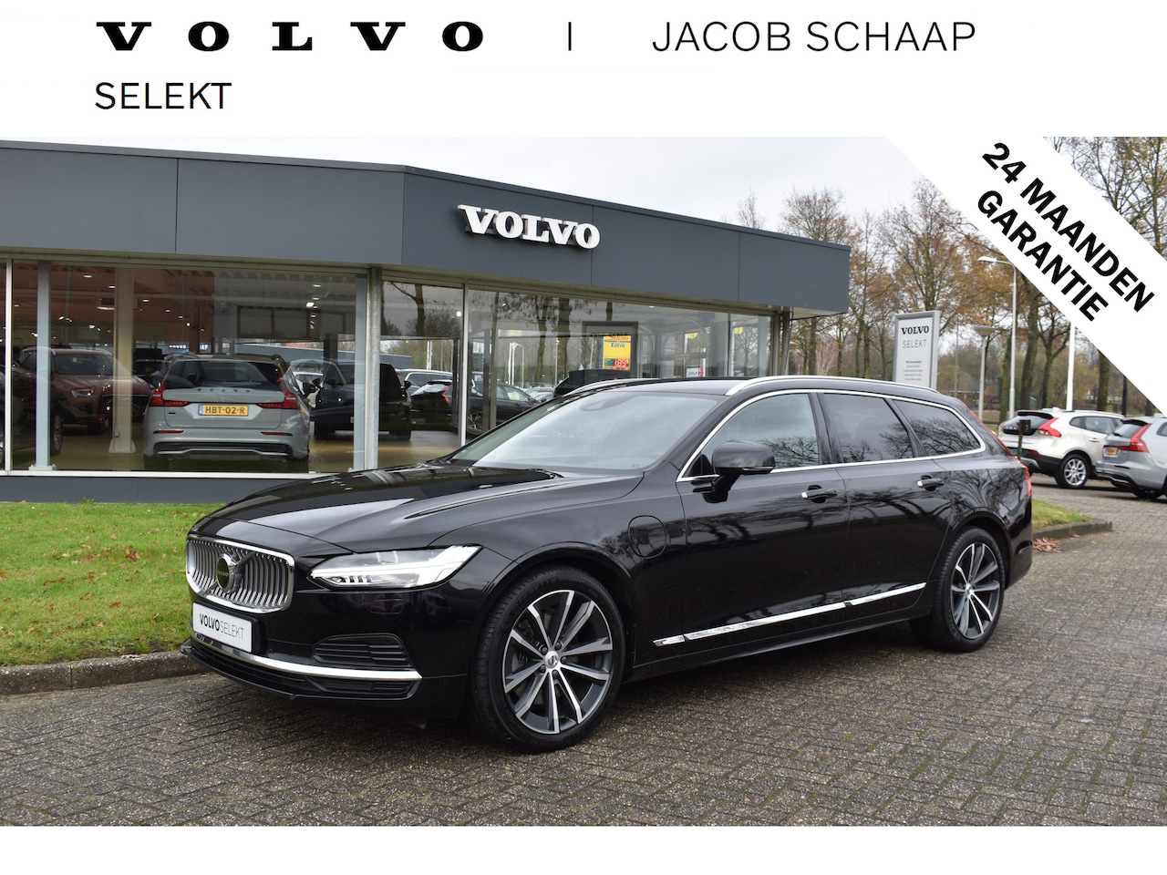 Volvo V90 - T8 390PK AWD Inscription | H&K | ACC | Blis | Trekhaak | Camera | Stuurverwarming | Leder - AutoWereld.nl