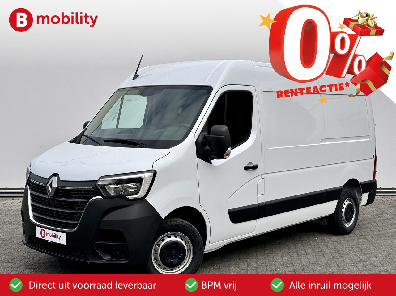 Renault Master - T35 2.3 dCi 135PK L2H2 V/A €14 Per Dag!! Comfort Rijklaar! NIEUW 10x VOORRAAD | Trekhaak | - AutoWereld.nl