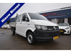 Volkswagen Transporter - 2.0 TDI L2H1 DC , 140PK , TREKHAAK , AIRCO , 6-PERSOONS ,