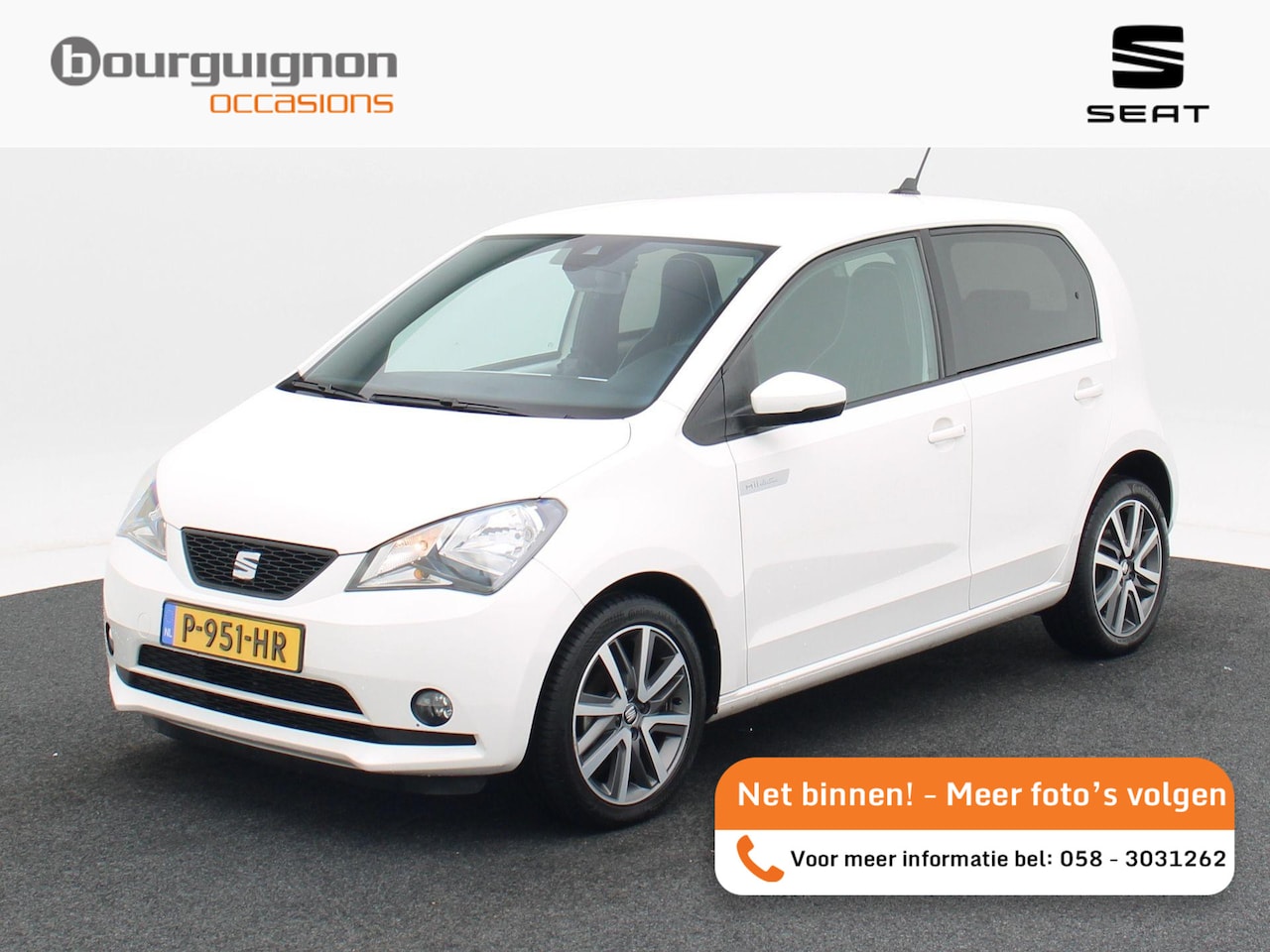 SEAT Mii Electric - electric | Cruise Control | Stoelverwarming | Parkeersensoren | Bluetooth | 16 inch | 52.6 - AutoWereld.nl