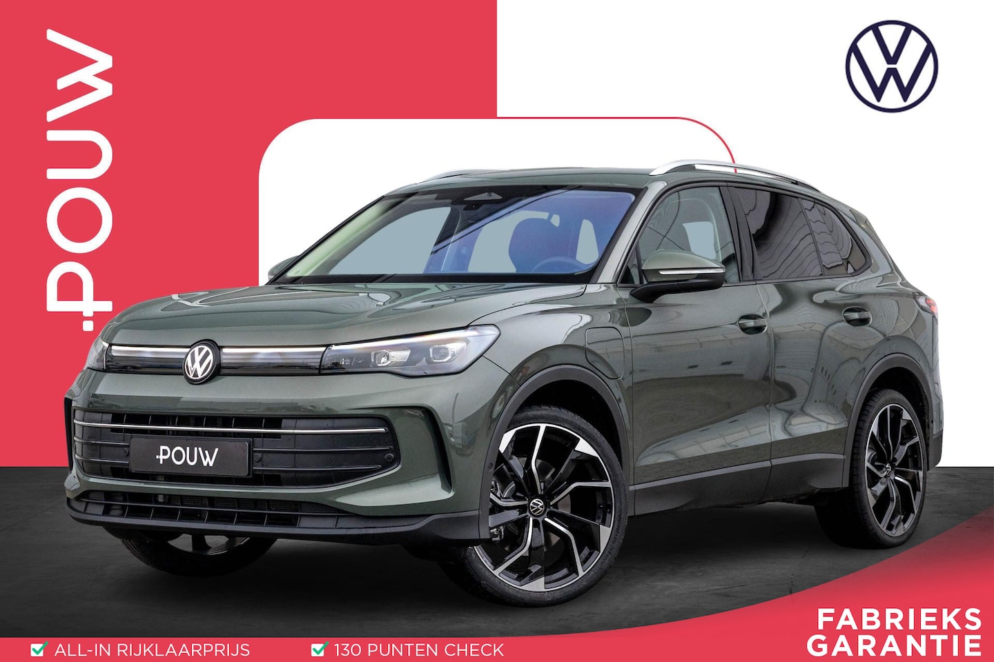 Volkswagen Tiguan - 1.5 eHybrid 204pk Life Edition | Trekhaak | App Connect | Achteruitrijcamera | 21" Velgen - AutoWereld.nl