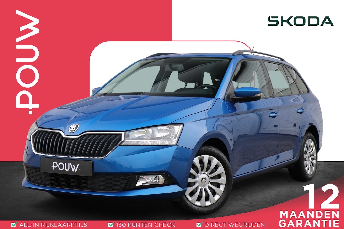 Skoda Fabia Combi - 1.0 TSI 95pk Ambition | Navigatie | Smartlink | Parkeersensoren Achter - AutoWereld.nl