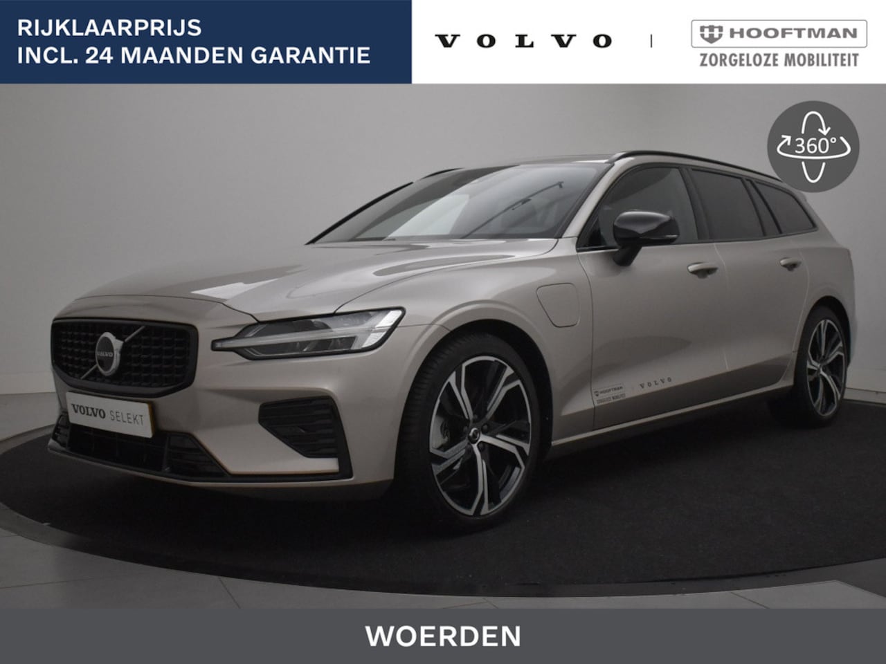 Volvo V60 - T6 PLUG-IN HYBRID PLUS DARK 19INCH HARMAN KARDON SCHUIFDAK - AutoWereld.nl