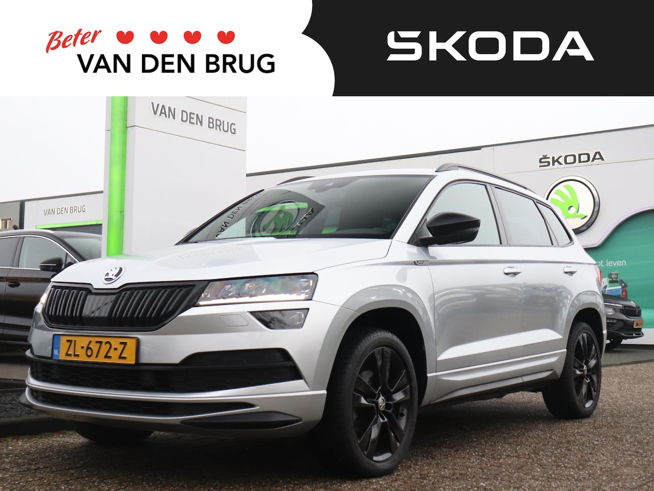 Skoda Karoq - 1.5 TSI 150PK AUTOMAAT Sportline Business | Trekhaak | CANTON audio | Achteruitrijcamera | - AutoWereld.nl