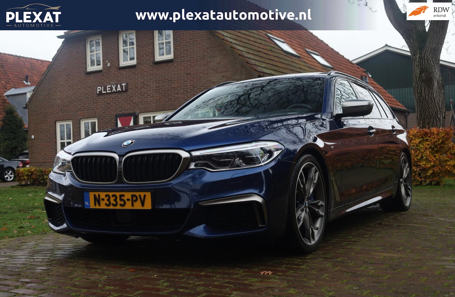 BMW 5-serie Touring - M550d xDrive High Executive Aut. | Nightvision | Bowers & Wilkins | Historie | Mediterranb - AutoWereld.nl