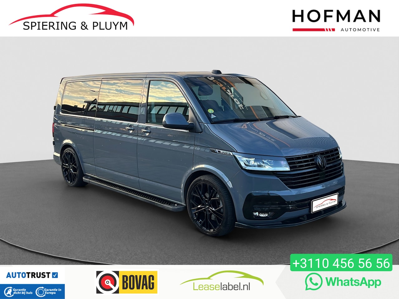 Volkswagen Transporter - 2.0 TDI L2H1 30 DC Bulli | Nardo | GMP Velgen | Dubbele cabine | - AutoWereld.nl