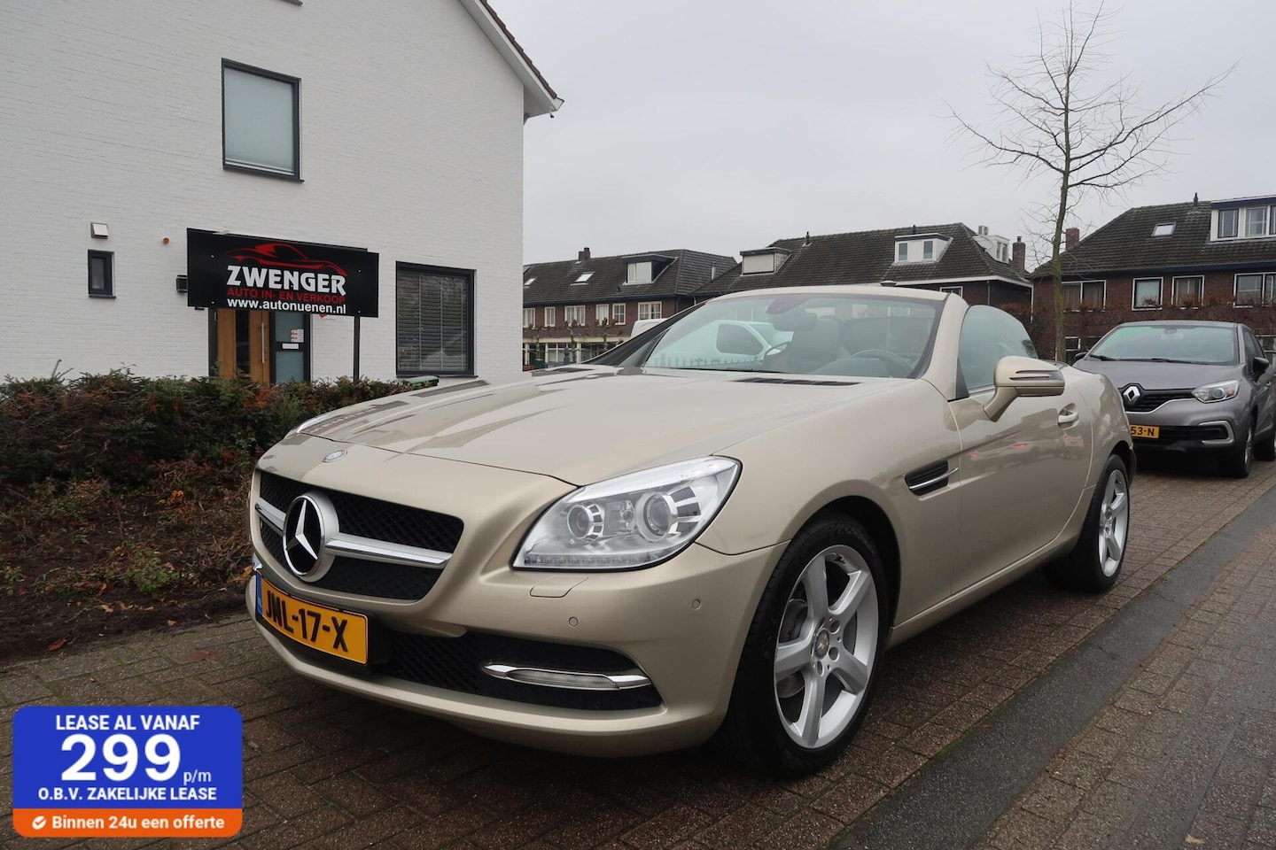 Mercedes-Benz SLK-klasse - 200 Aut CARPLAY|XENON-LED|NAVIGATIE|AIRSCARF|AIRCO|PDC|ZEER GOED ONDERHOUDEN - AutoWereld.nl