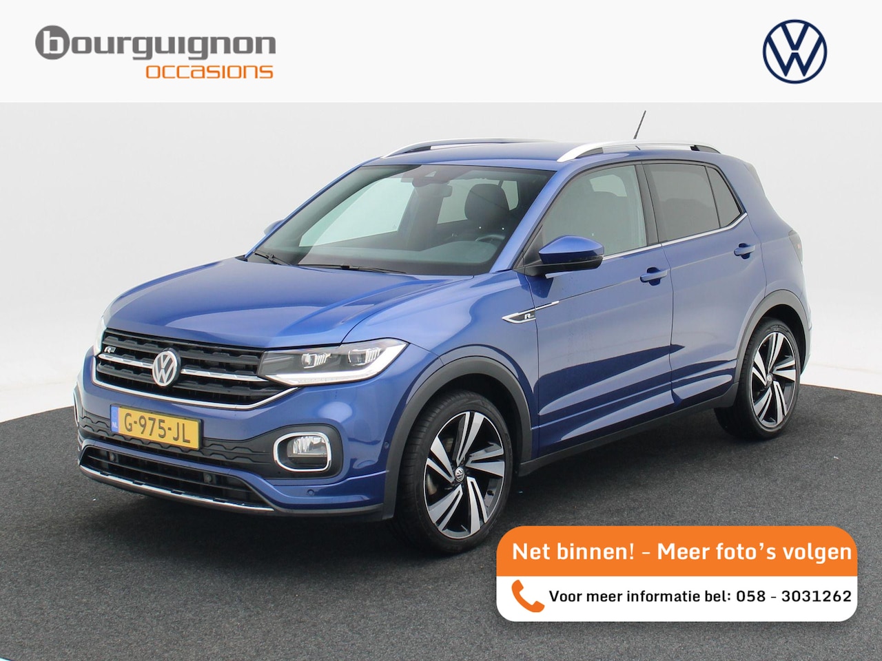 Volkswagen T-Cross - 1.0 TSi 115 Pk Automaat R-Line | Full LED | Adaptive Cruise | Climate Control | Navigatie - AutoWereld.nl