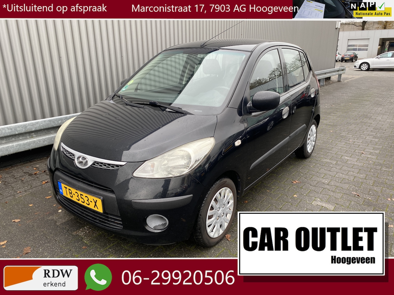 Hyundai i10 - 1.1 Active 1.1 Active 5-Deurs, Goedkoop en Zuinig rijden! – Inruil Mogelijk – - AutoWereld.nl