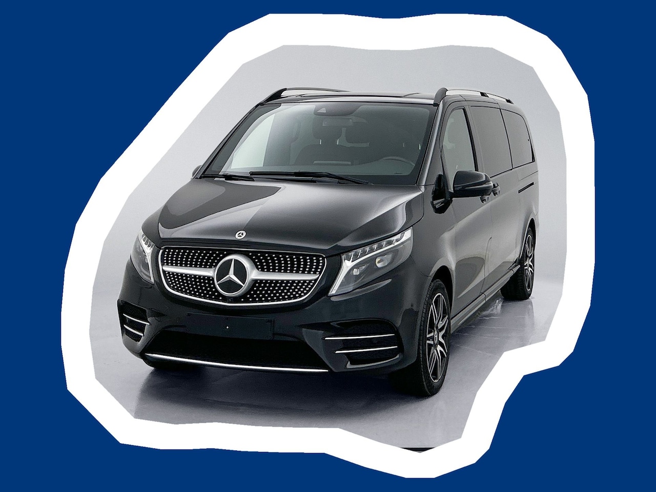 Mercedes-Benz V-klasse - 300d 4-MATIC DC Extra Lang Avantgarde AMG line Memory seats Airmatic Nappa leder Burmester - AutoWereld.nl