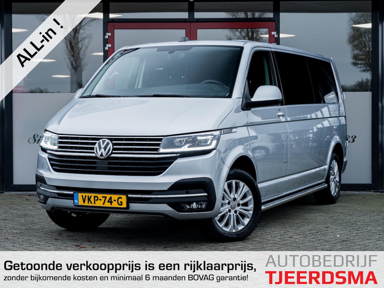 Volkswagen Transporter - 2.0 TDI L2H1 32 DC Bulli | Trekhaak | Glasslook | Camera | Navigatie | Airco | Adaptieve C - AutoWereld.nl