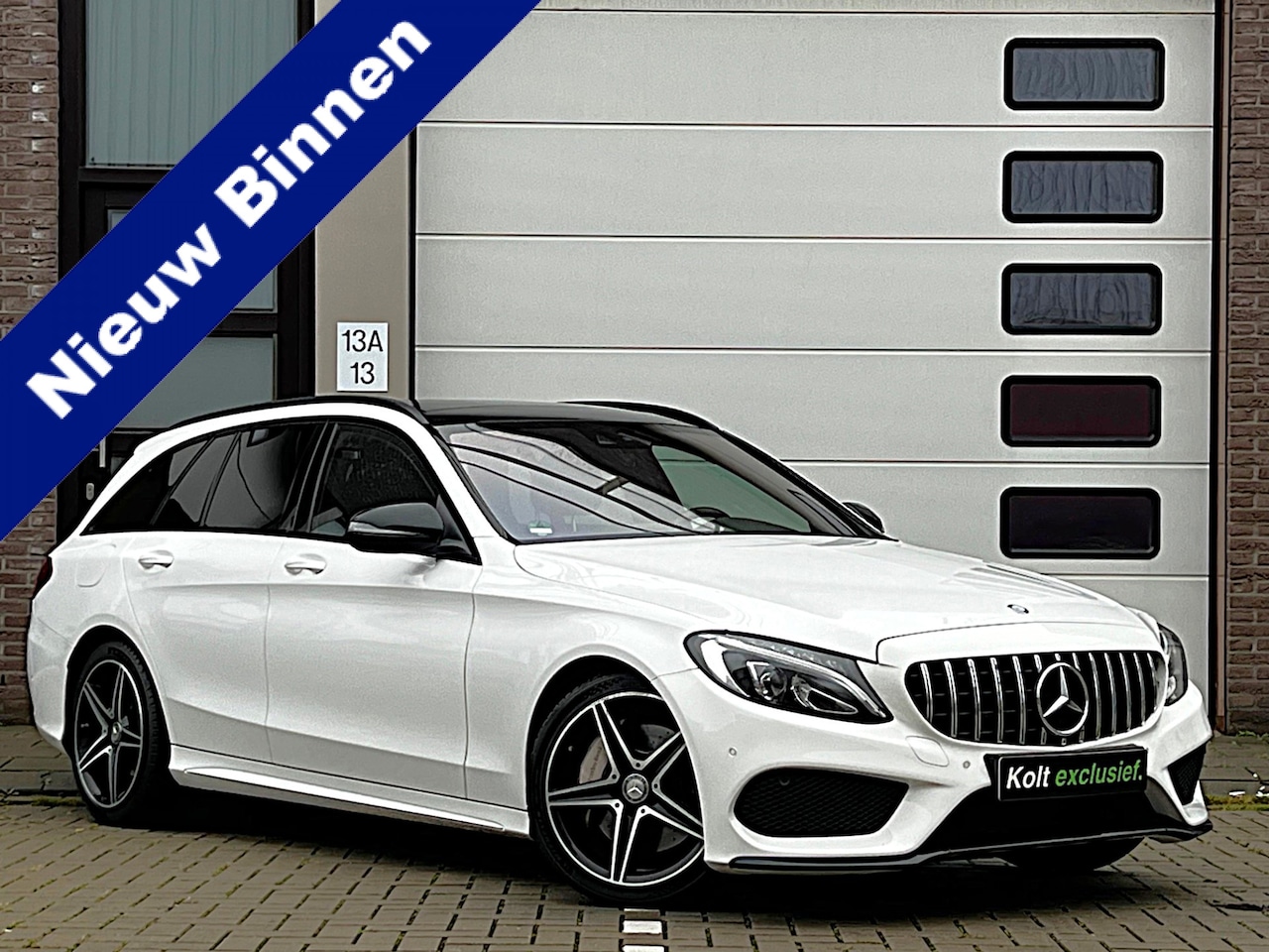 Mercedes-Benz C-klasse Estate - 250 Prestige AMG Automaat / Panoramadak / Leder Sport Int / Night Pakket / AMG Velg / Afn - AutoWereld.nl