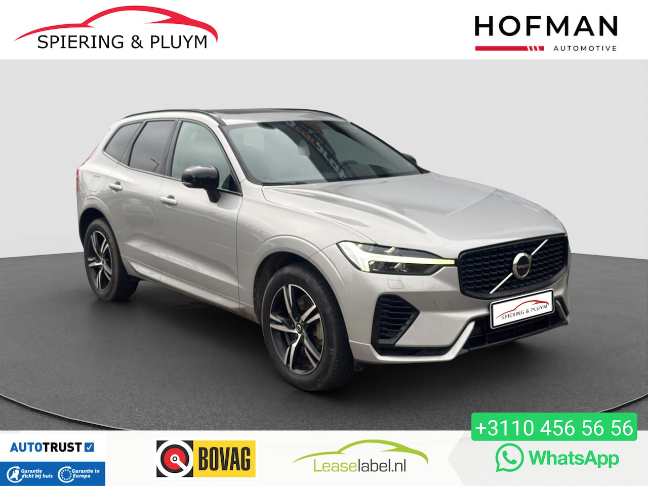 Volvo XC60 - 2.0 Recharge T8 AWD R-Design | Pano | Trekhaak | H&K | 360* | Adaptive | - AutoWereld.nl