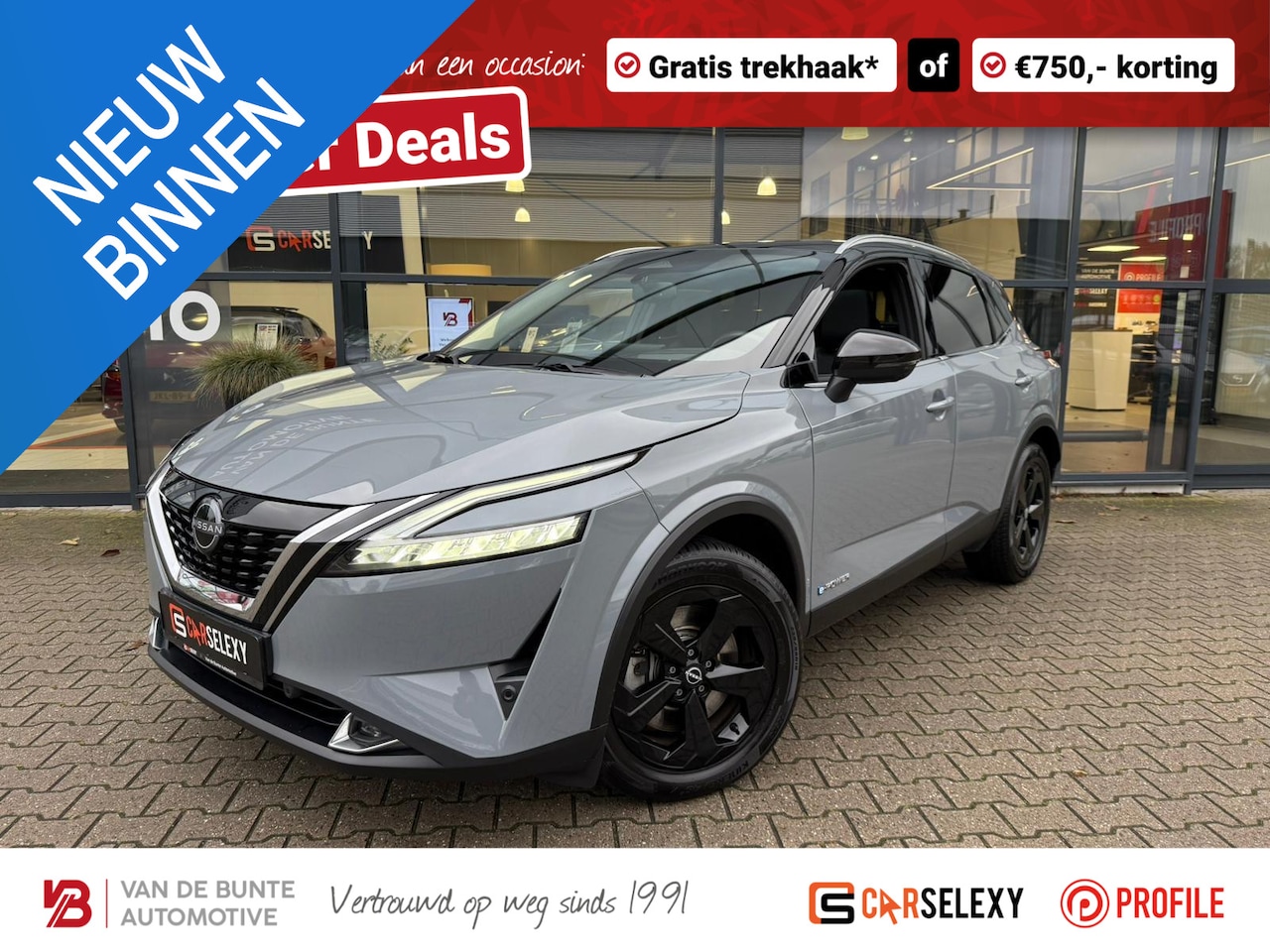 Nissan Qashqai - 1.5 e-Power Black Edition *Winter Pack* - AutoWereld.nl