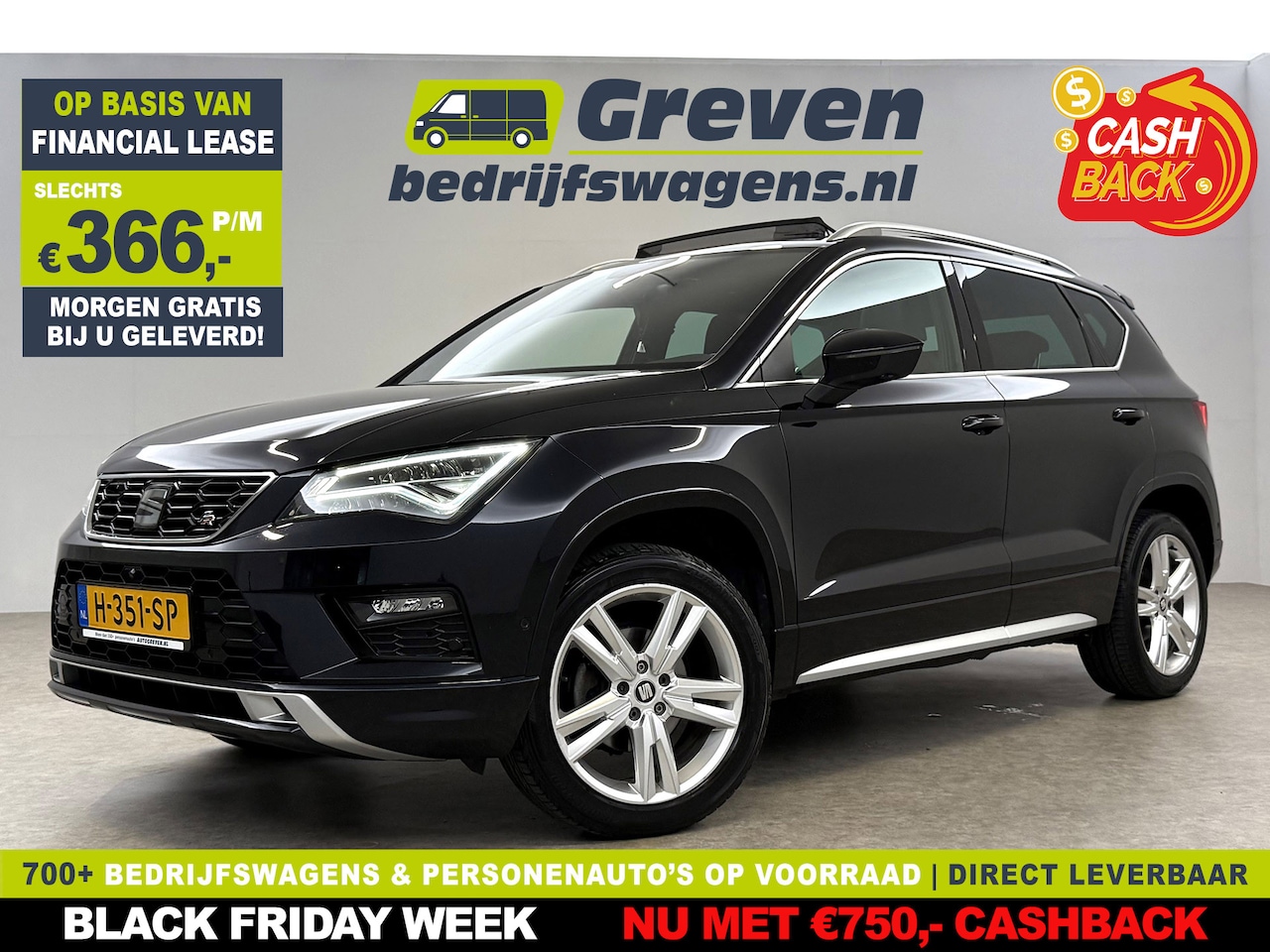 SEAT Ateca - 1.5 TSI 150PK FR | 360° | Pano | Trekh. | Virtual | Sfeerverl. | Carplay | NAP - AutoWereld.nl