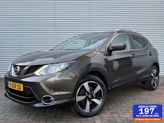 Nissan Qashqai - 1.2 Tekna Airco Cruise 360 Camera Pano Pdc 15 Uniek 75864 KM Gereden NL Auto Perfecte Staa