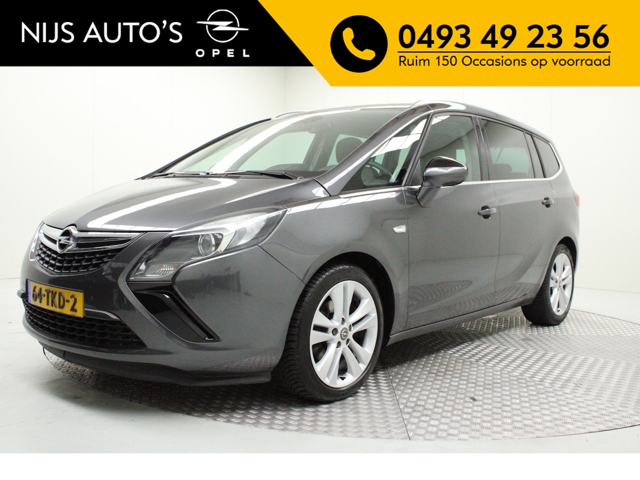Opel Zafira Tourer - 1.4 T | trekhaak | climate control | navi fullmap | pdc v/a | cruise | bluetooth - AutoWereld.nl