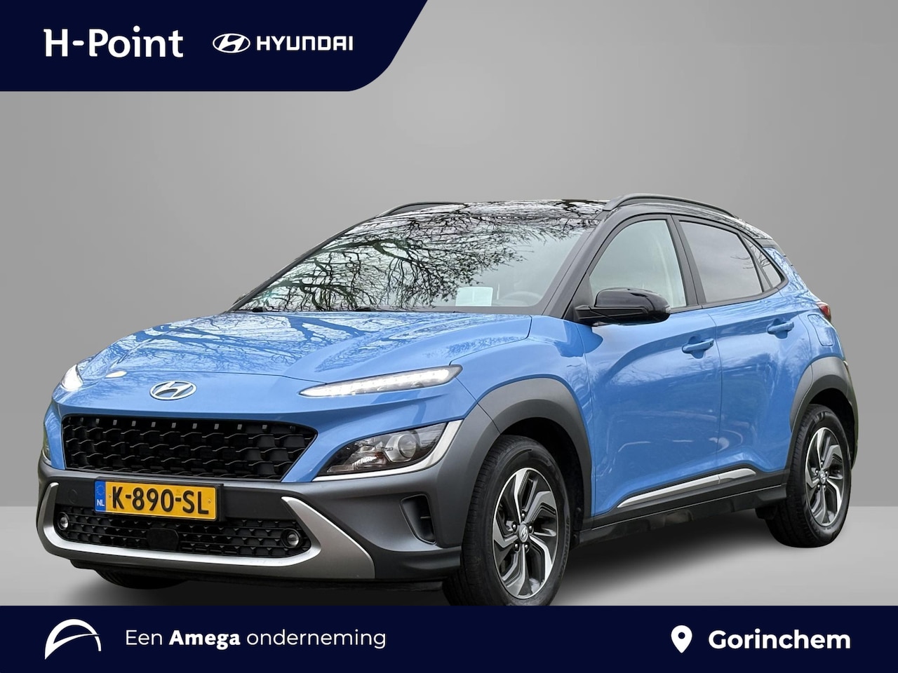 Hyundai Kona - 1.6 GDI HEV Fashion | Verwarmbare Voorstoelen | Achteruitrijcamera & sensoren | Apple Carp - AutoWereld.nl