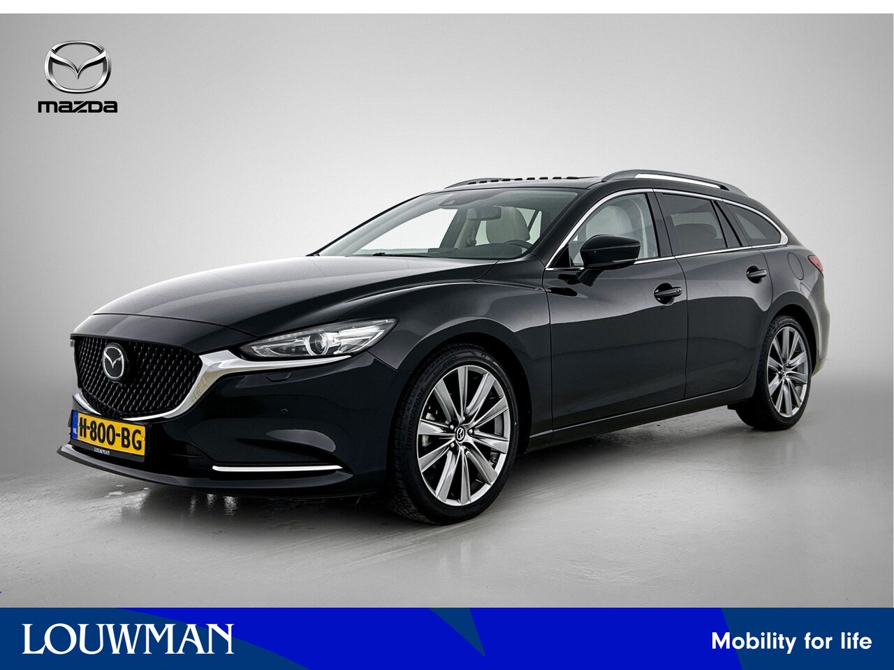 Mazda 6 Sportbreak - 2.5 SkyActiv-G 194 Luxury / Schuif-kantel dak / Head-up display / Stoel ventilatie & verwa - AutoWereld.nl