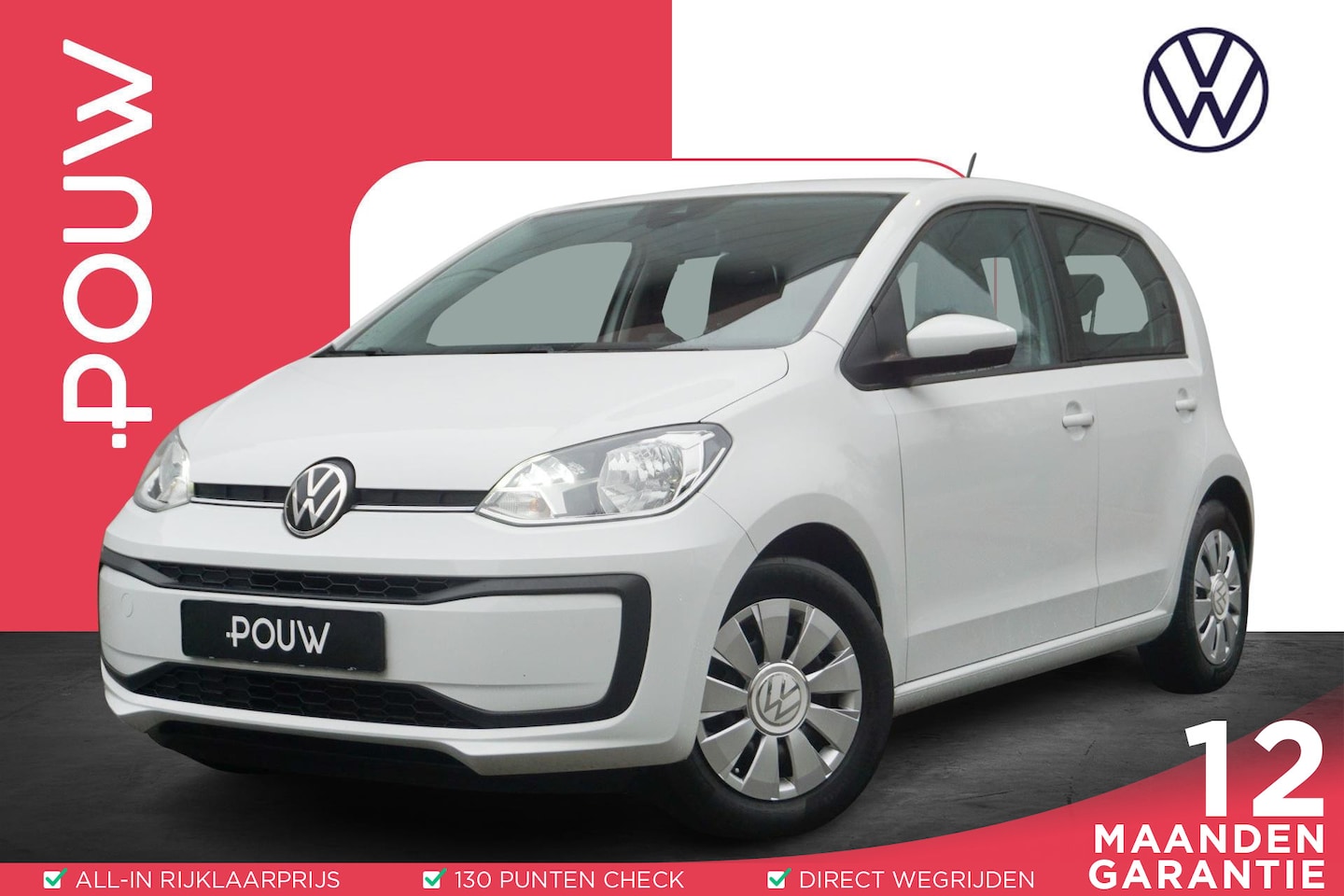 Volkswagen Up! - 1.0 65pk | Bluetooth | Airco | Elektrische Ramen - AutoWereld.nl