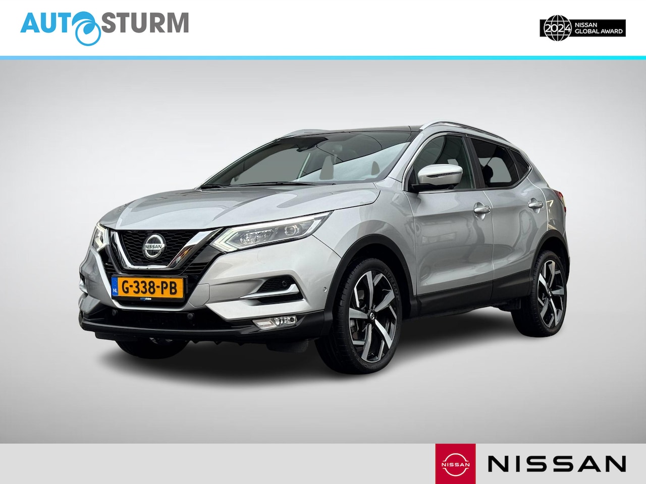 Nissan Qashqai - 1.3 DIG-T Tekna Automaat, Leather Pack incl. Trekhaak! - AutoWereld.nl