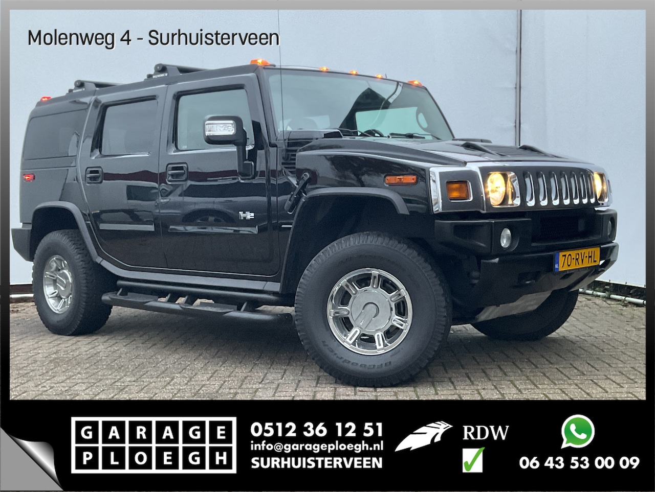 Hummer H2 - 6.0 V8 Perfect mooi origineel Voll.Onderhoud Youngtimer - AutoWereld.nl