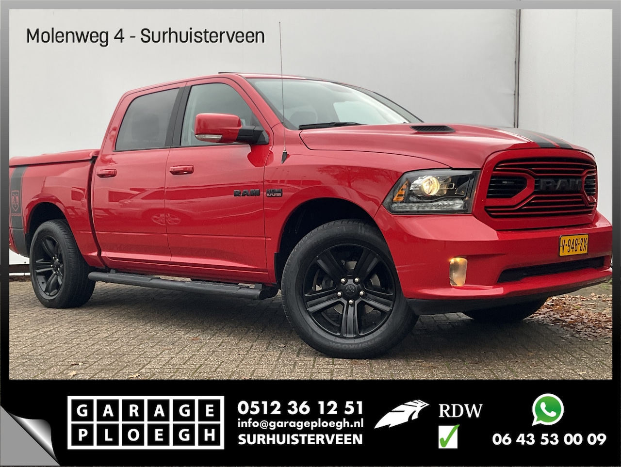 Dodge Ram 1500 - 5.7 V8 4x4 Sport Trekhaak Pano Alpine Nav/Cam NL-Auto Trekhaak - AutoWereld.nl