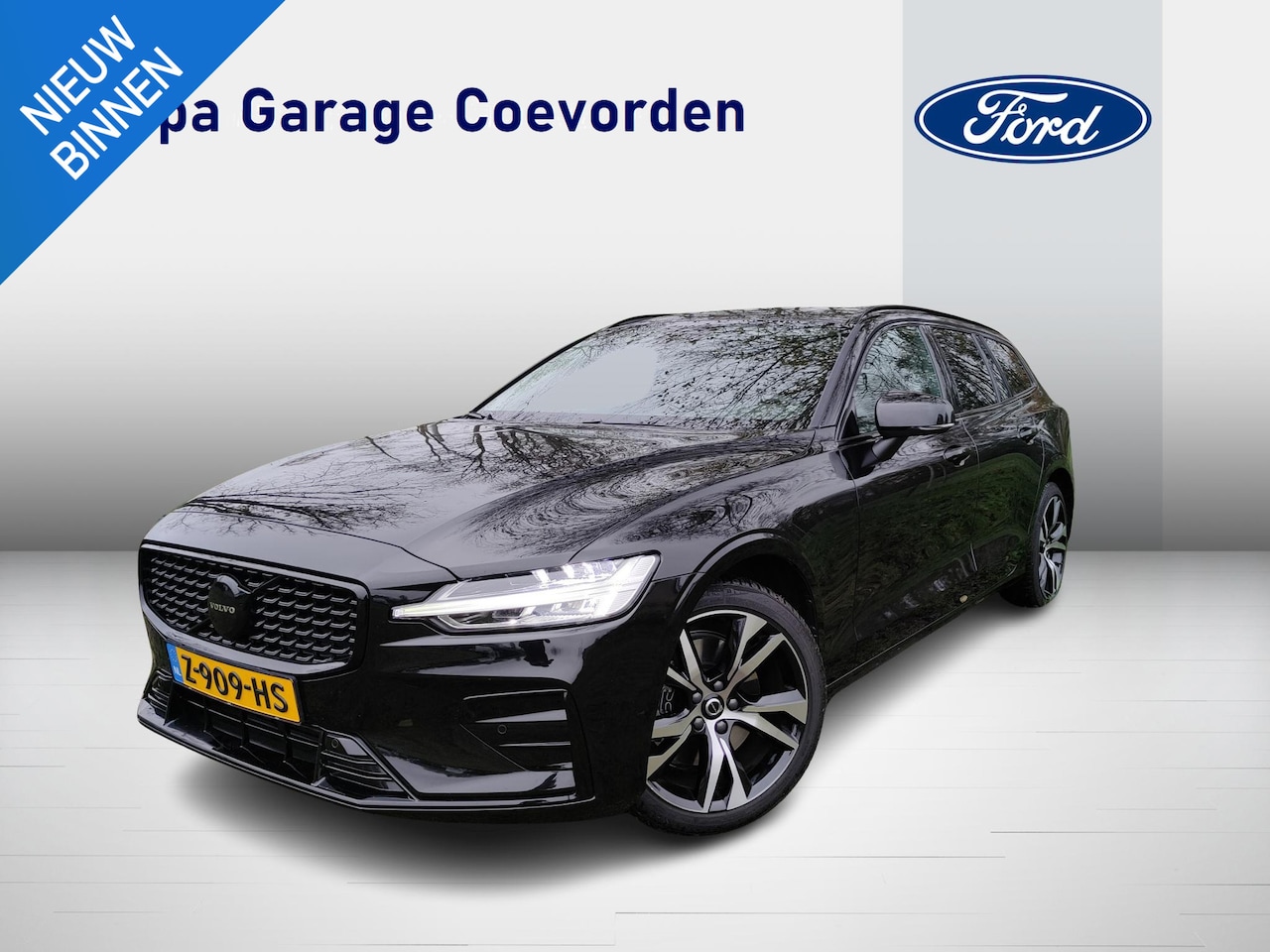 Volvo V60 - 2.0 B4 Plus Dark | ELEC. STOELEN | LEDER | CAMERA | SENSOREN | TREKHAAK | - AutoWereld.nl