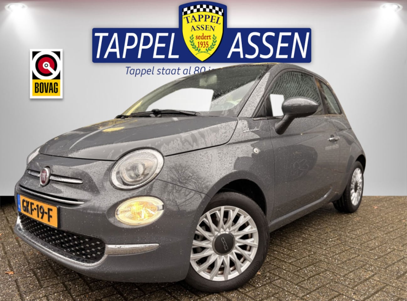 Fiat 500 - 1.0 Hybrid Sport Pano/Camera/Clima - AutoWereld.nl