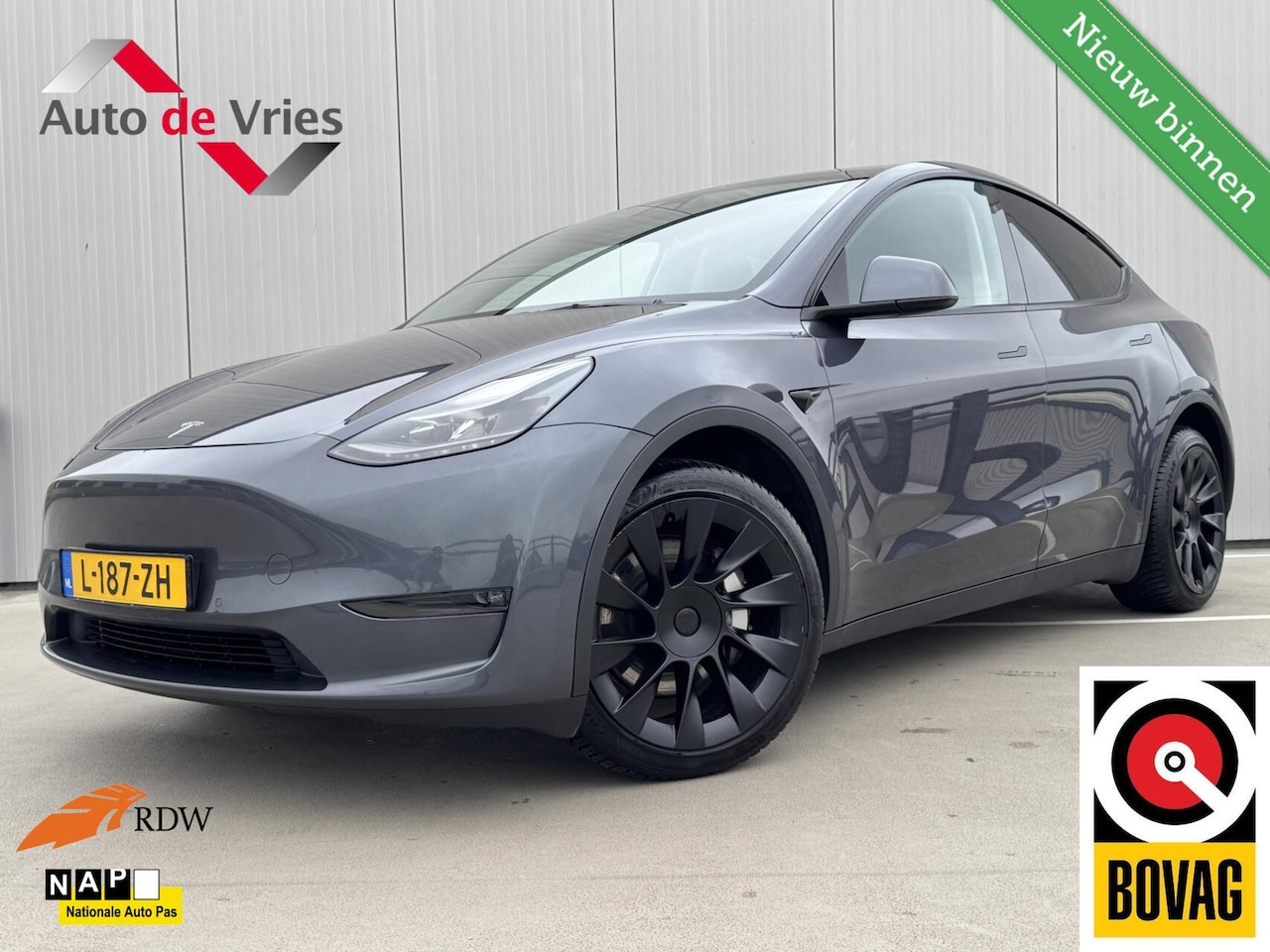 Tesla Model Y - Long Range AWD 75 kWh|Trekhaak|NL-Auto - AutoWereld.nl