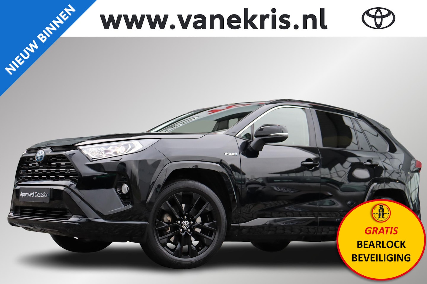 Toyota RAV4 - 2.5 Hybrid AWD Black Edition 2.5 Hybrid AWD Black Edition, Apple Carplay / Android Auto, JBL Audio, Parkeersensoren, Ac - AutoWereld.nl