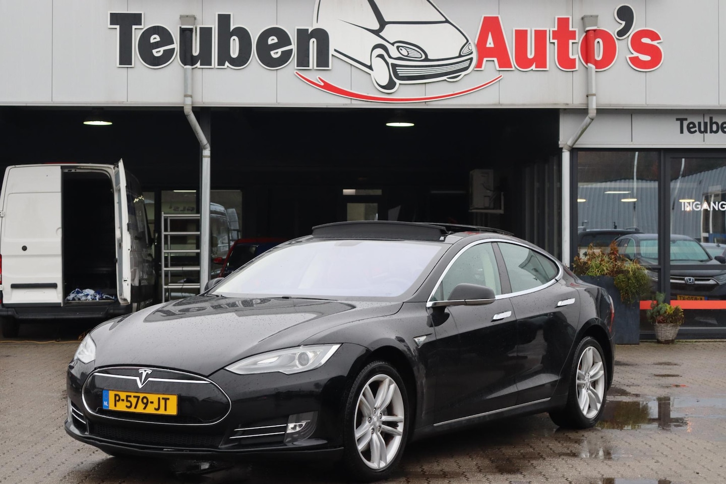 Tesla Model S - 85 Signature Performance 90% SOH, Panoramadak, Cruise control, Camera, Lederen interieur, - AutoWereld.nl