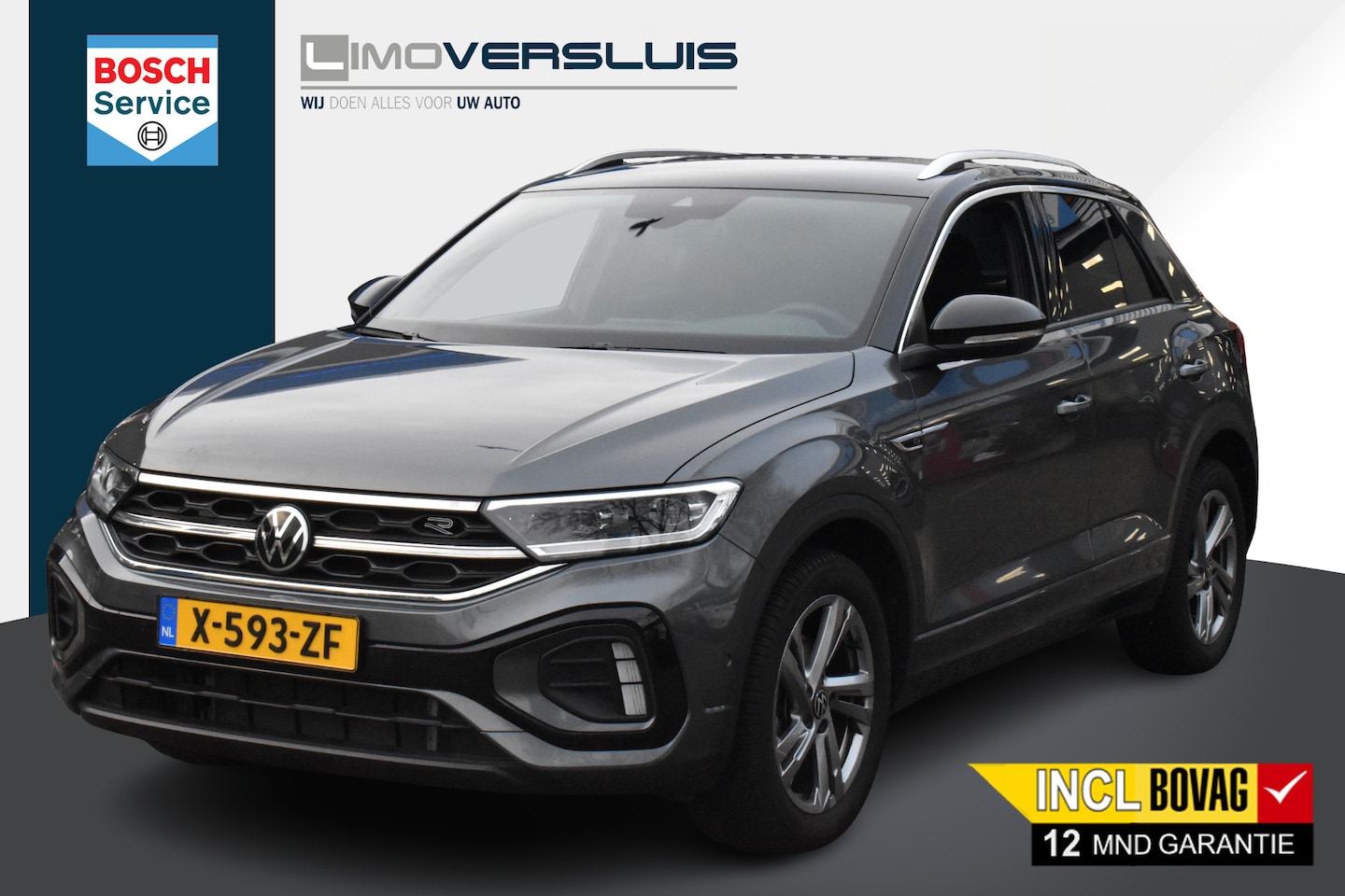 Volkswagen T-Roc - 1.0 TSI R-Line Business Massagestoel | Stoelverwarming | Navigatie | Adaptieve Cruise | LE - AutoWereld.nl