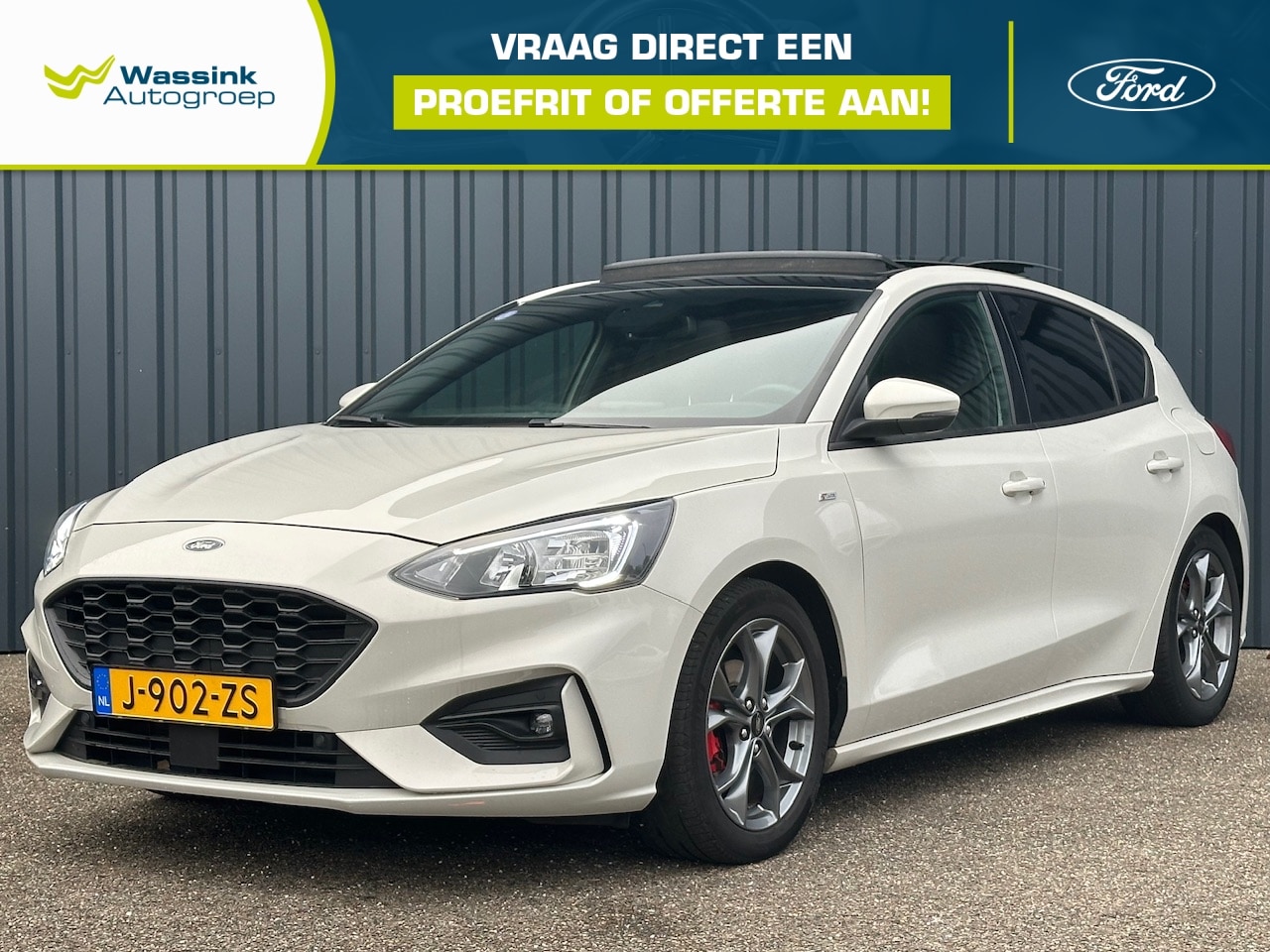 Ford Focus - 1.0 EcoBoost Hybrid 155pk ST Line X Business I Trekhaak 1100KG I Schuif/kanteldak I B&O I - AutoWereld.nl