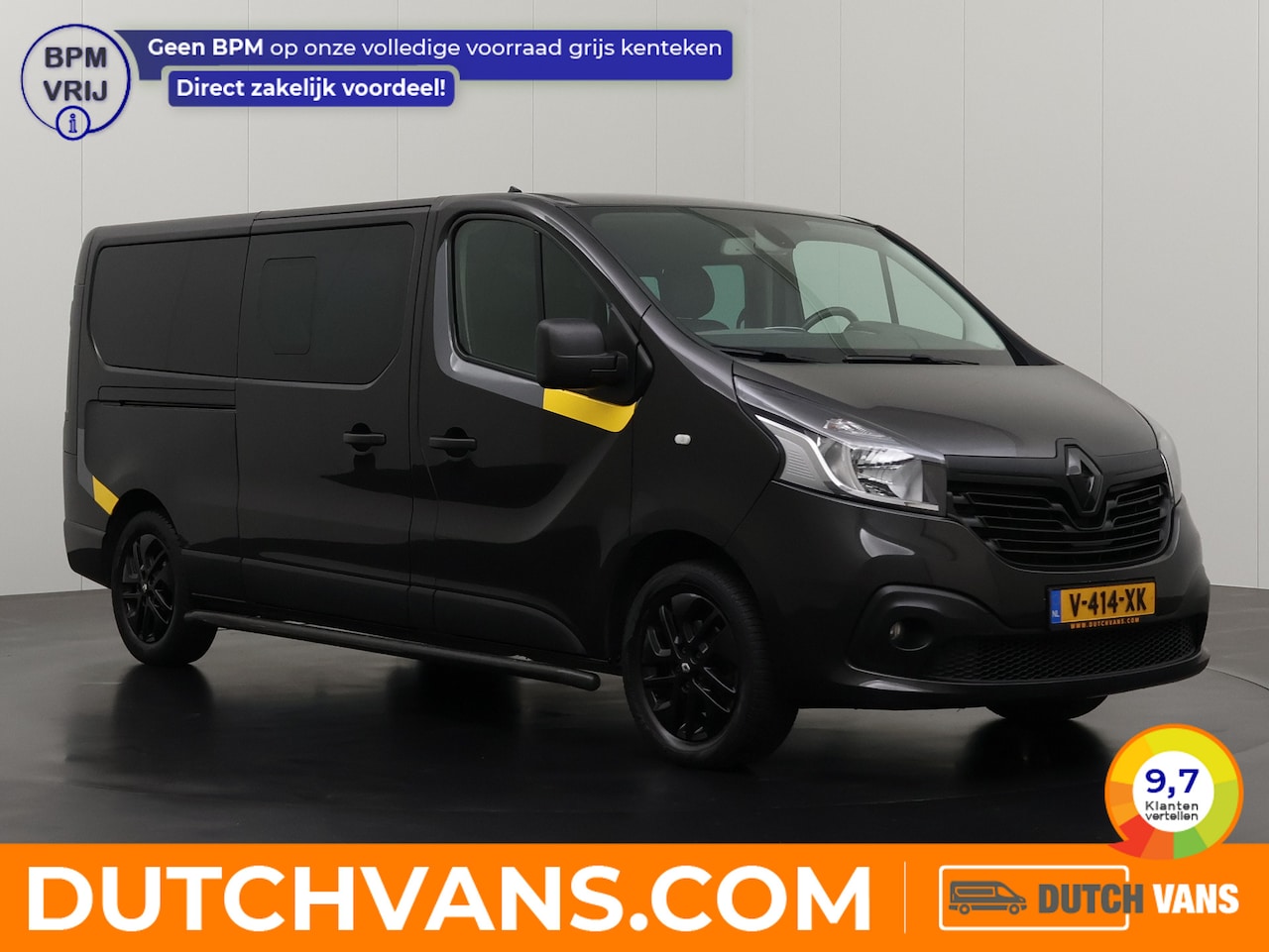 Renault Trafic - 1.6 DCI 120PK Irmscher Sport Dubbele Cabine | Leder | Multimedia | Camera | Airco | Privac - AutoWereld.nl