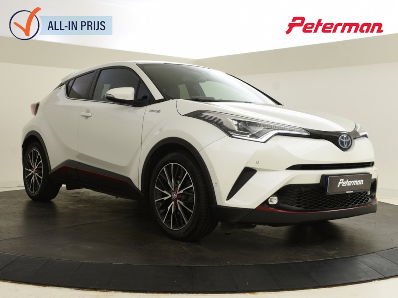 Toyota C-HR - 1.8 Hybrid Bi-Tone | Trekhaak | JBl | Parkeersensoren V+A - AutoWereld.nl