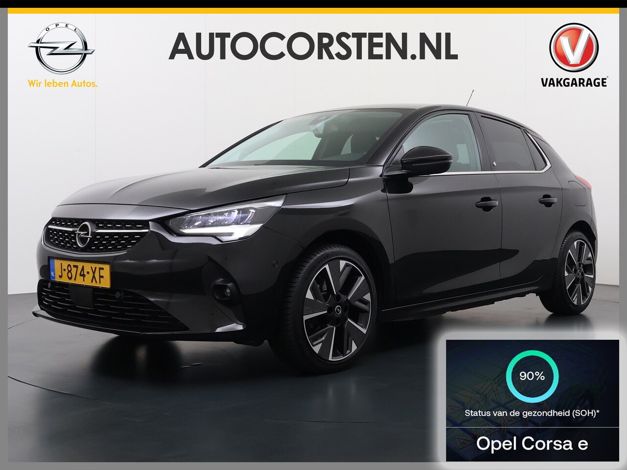 Opel Corsa-e - Elegance 50kWh SOH 90% Navi Ecc 360°Camera Cruise Control Apple Carplay Android Auto Pdc K - AutoWereld.nl