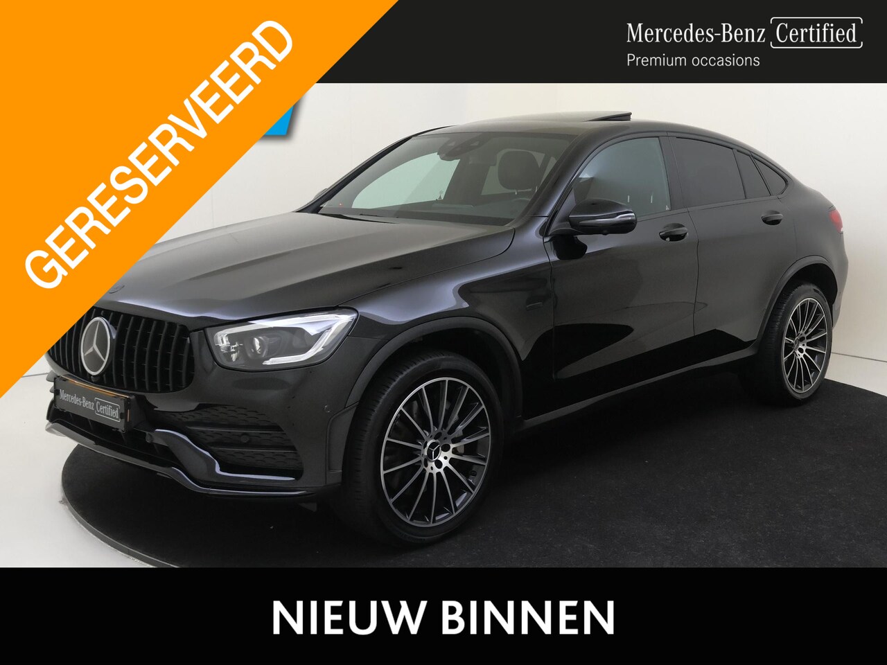 Mercedes-Benz GLC-klasse Coupé - 300e 4MATIC AMG / Schuif-Kanteldak / Burmester / Memory Seats / Nightpakket / 360 Camera / - AutoWereld.nl