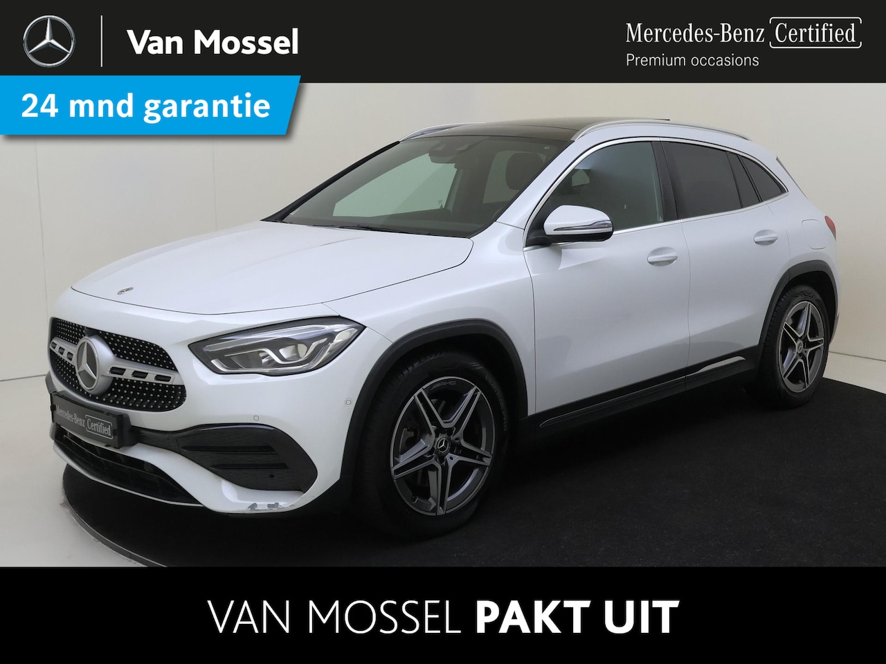 Mercedes-Benz GLA-Klasse - 250 4MATIC AMG Line Panoramadak / Privacy Glass / Parkeercamera / Stoelverwarming / Sfeer - AutoWereld.nl