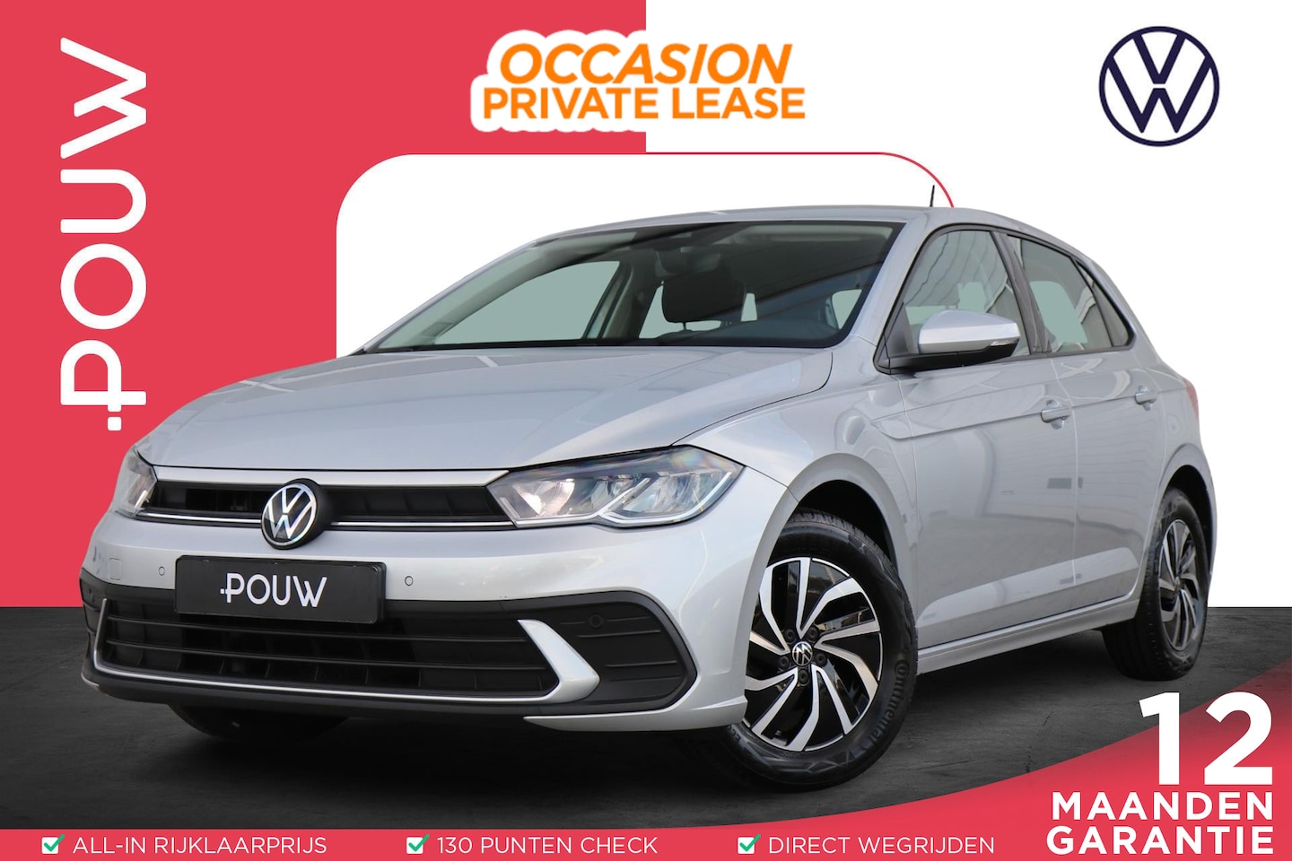 Volkswagen Polo - 1.0 TSI 95pk Life | App Connect | Parkeersensoren | Cruise Control - AutoWereld.nl