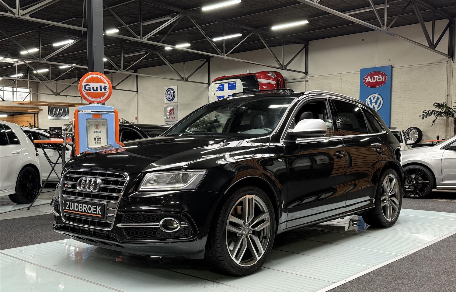 Audi SQ5 - 3.0 V6 Pano!! B&O!! Vol opties!! CRUISE!! Automaat!! Memory!! LEER!! NAVI!! - AutoWereld.nl