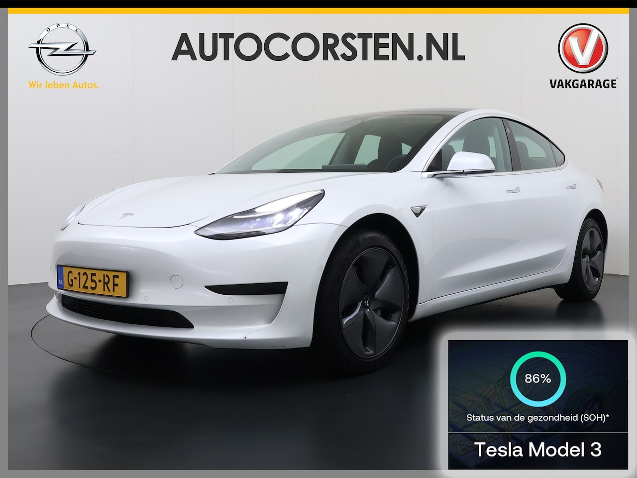 Tesla Model 3 - RWD SR+ 325PK Lmv 18" AutoPilot FSD Leder Panoramadak Adaptive-Cruise Camera's Elektr.-Stu - AutoWereld.nl