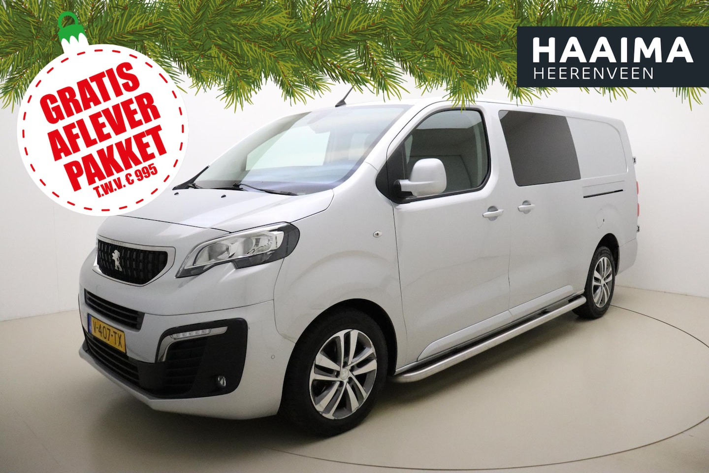 Peugeot Expert - 231L 2.0 BlueHDI DC Premium 120 Pk | 5-Zits | Trekhaak | Navigatie | Airco | Dodehoek Dete - AutoWereld.nl