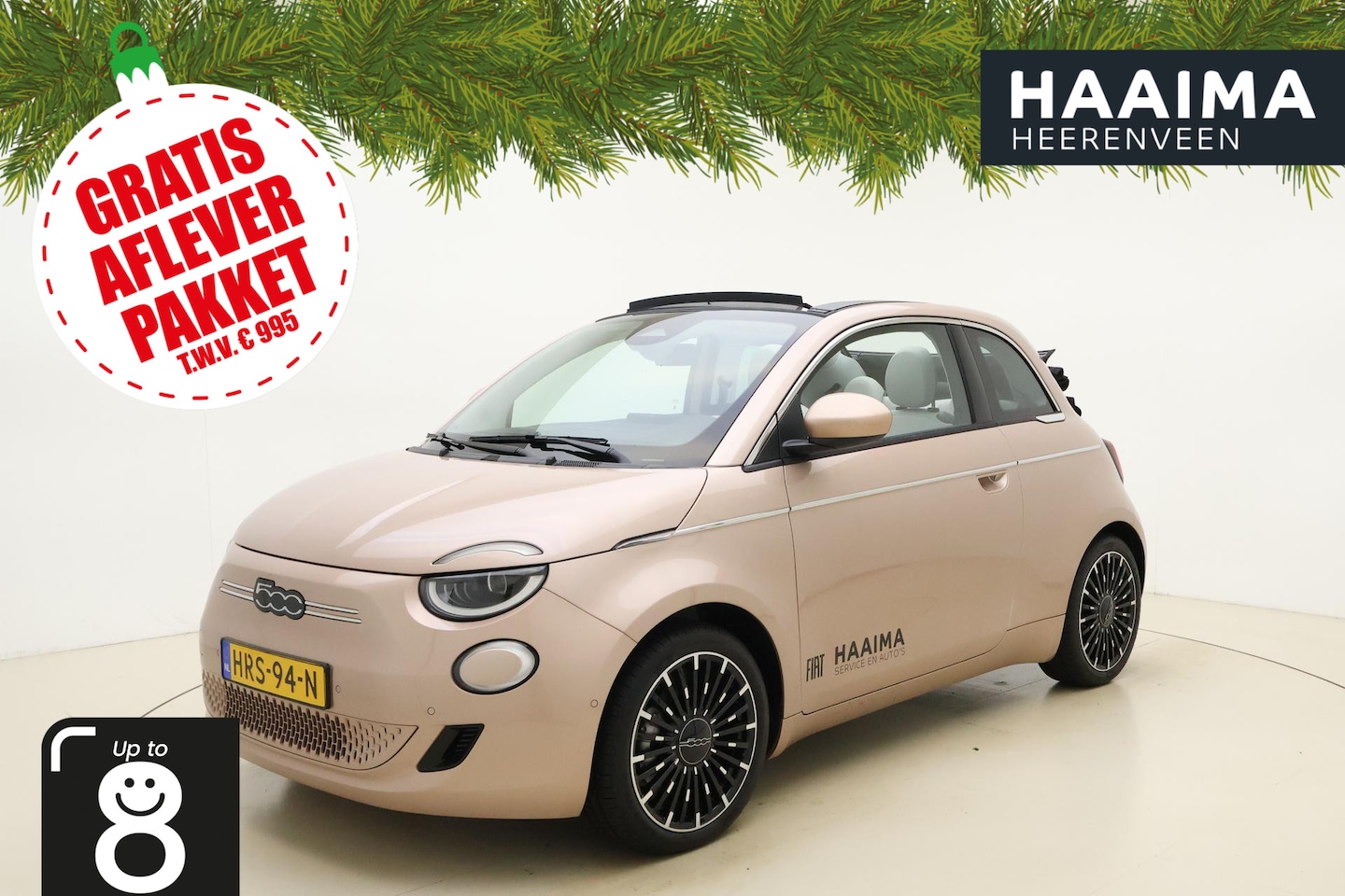 Fiat 500 C - 500e La Prima 42 kWh Cabriolet | Navigatie | Stoelverwarming | Camera | Lichtmetalen velge - AutoWereld.nl