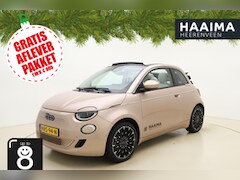 Fiat 500 C - 500e La Prima 42 kWh Cabriolet | Navigatie | Stoelverwarming | Camera | Lichtmetalen velge