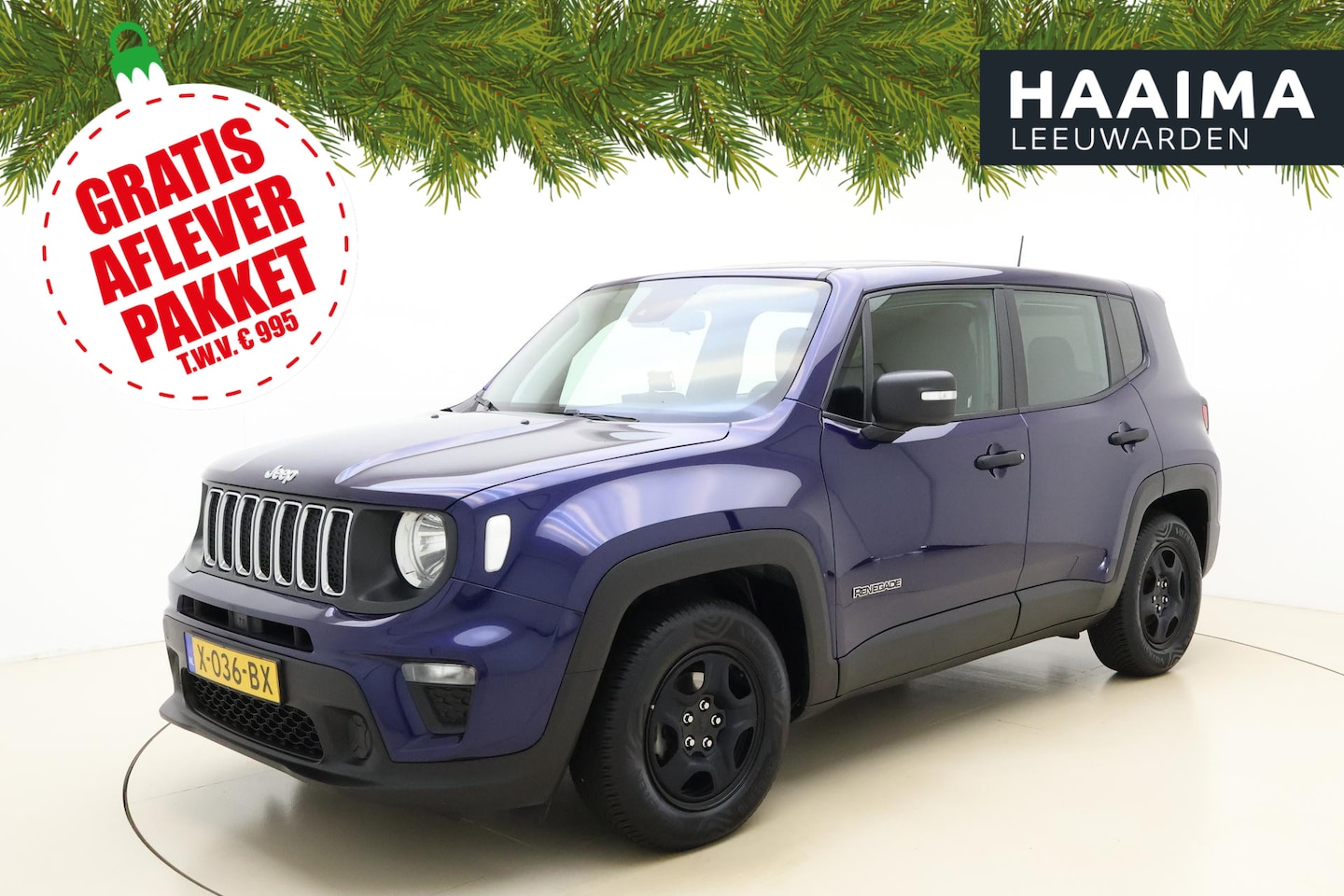 Jeep Renegade - 1.0T Opening Edition Airco | Trekhaak | Weinig kilometers | Cruise control | Hoge instap | - AutoWereld.nl